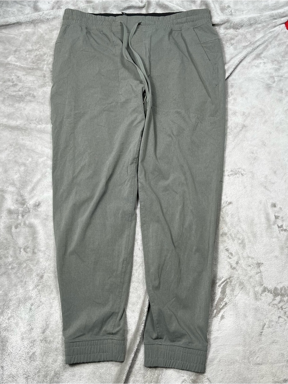 Lululemon ABC Woven Air Jogger Mens XXL Grey Sage Athletic Stretch Joggers Pants